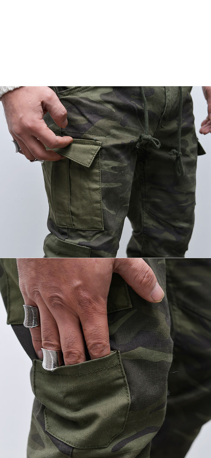 cuffed cargo sweatpants