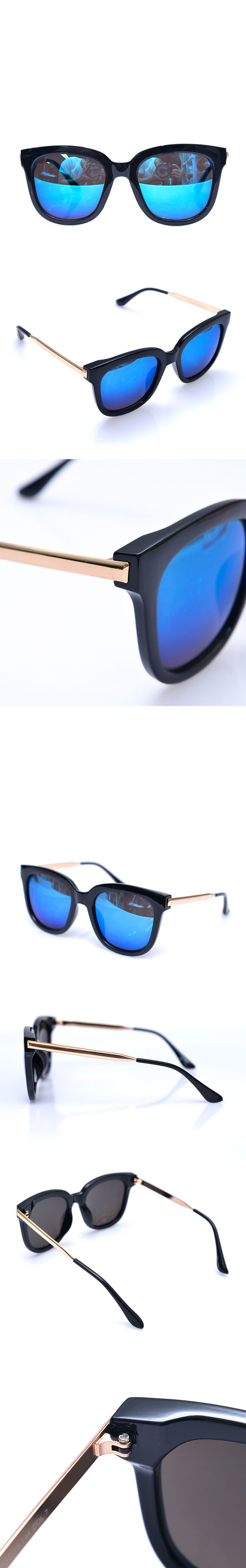 Accessories :: Sunglasses & Glasses :: Hip Big Teardrop Gold Arm Mirror ...