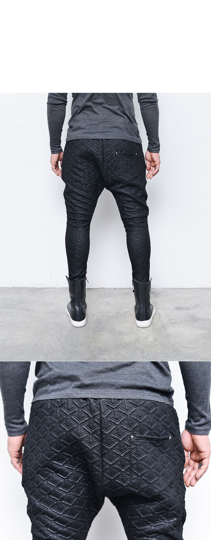 jeans with sweatpants inside