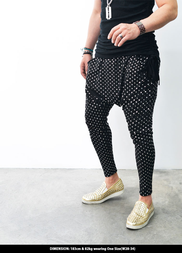baggy sweatpants with elastic ankles