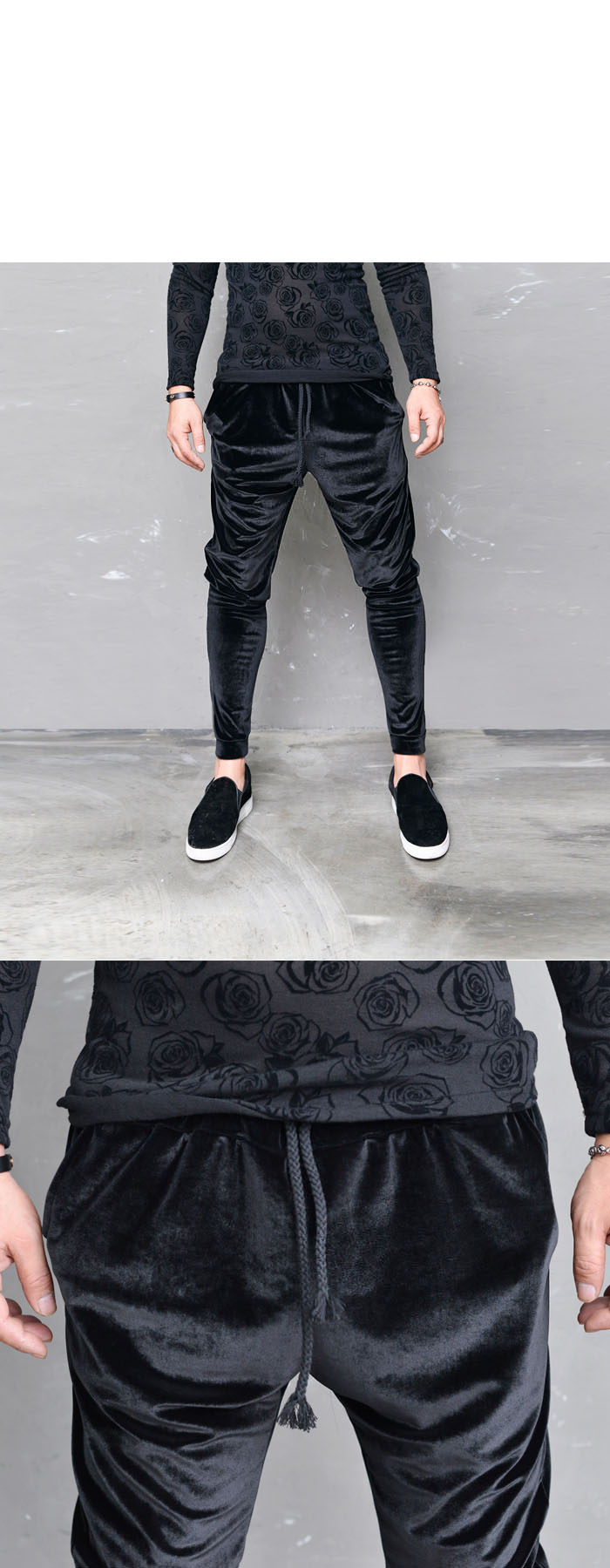 baggy cuffed joggers
