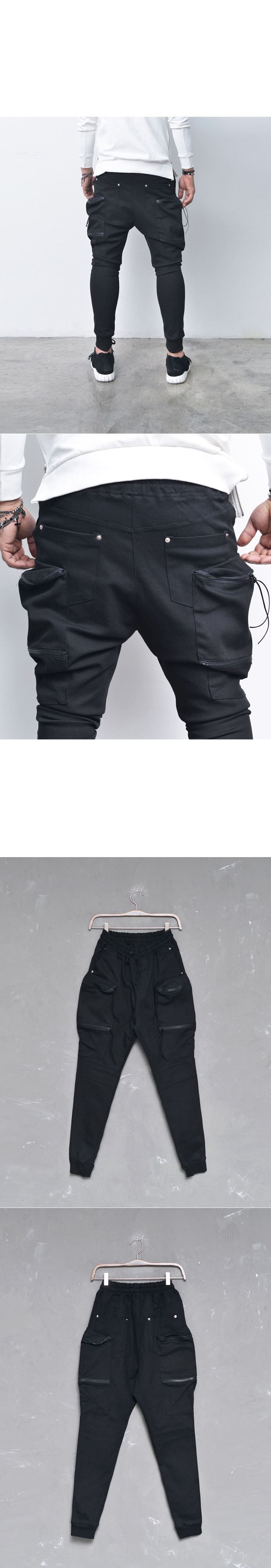 Bottoms :: Pants :: Double Zip Big Cargo Baggy Jogger-Sweatpants 244 ...