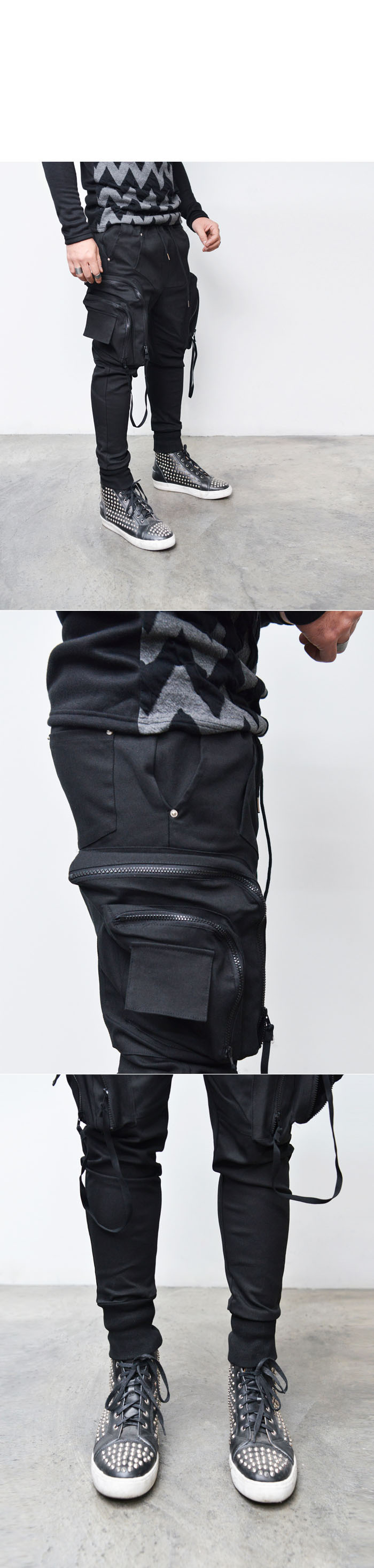 baggy cargo sweatpants