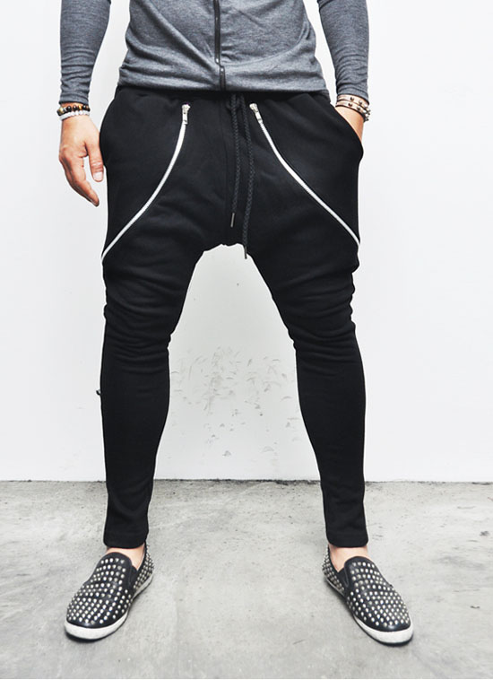 baggy shirt and sweatpants