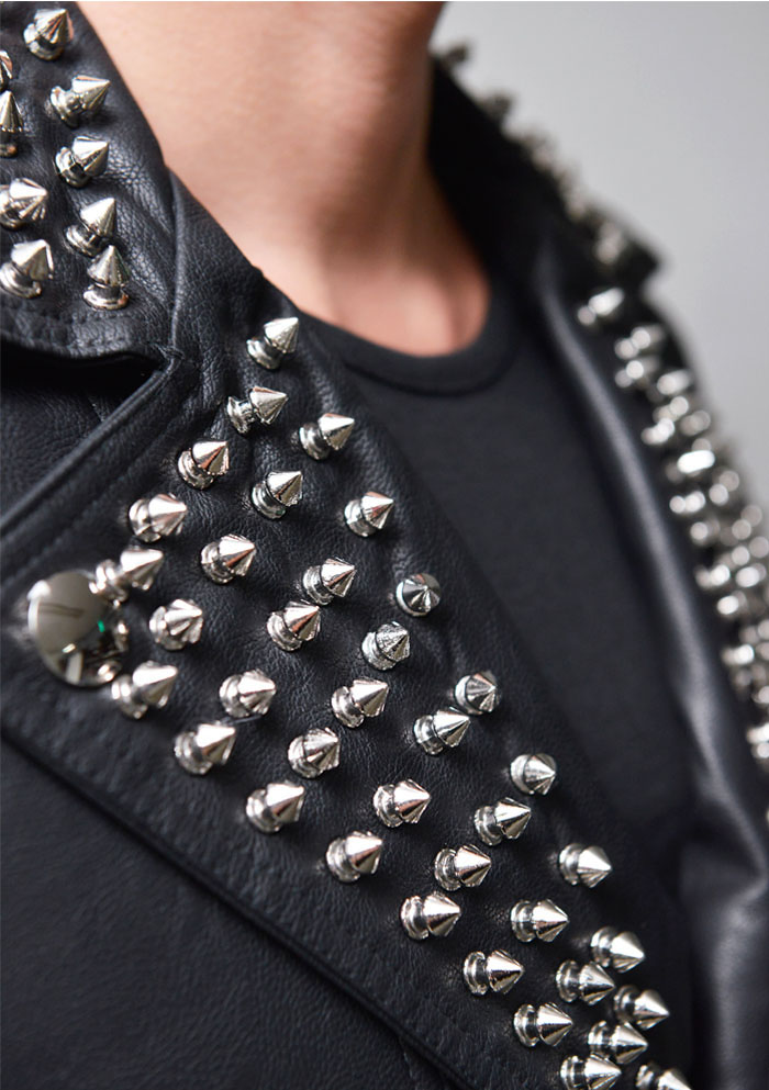 Outerwear :: Leather Jackets :: Spike Armor 100% Lambskin-Leather 113 ...
