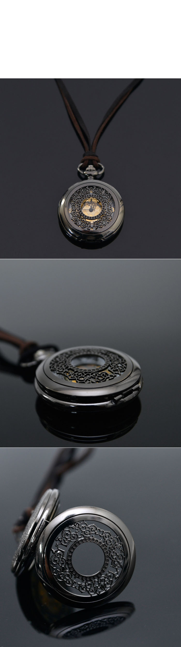 Accessories :: Necklaces :: Romantic Long Locket Watch-Necklace 183 ...