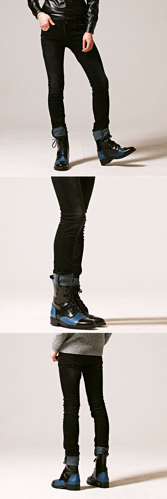 Shoes :: Contrast Point Runway Fashion Boots-Shoes 162 - GUYLOOK Men's ...