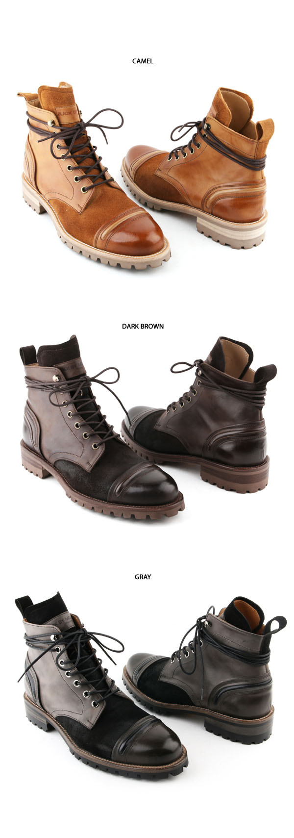 Shoes :: Premium Calf Suede Mix Custom Welt Boots-Shoes 250 - GUYLOOK ...