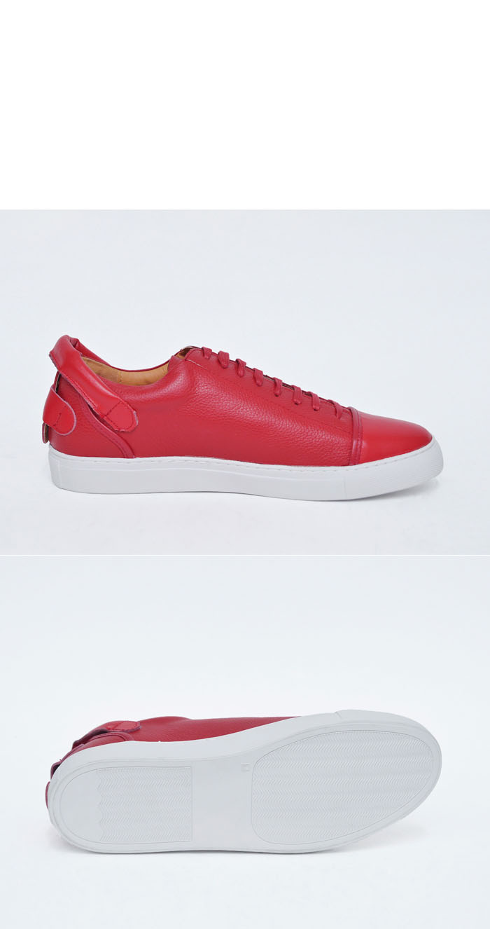 Shoes :: Back Handle Zippered Leather Sneakers-Shoes 398 - GUYLOOK Men ...