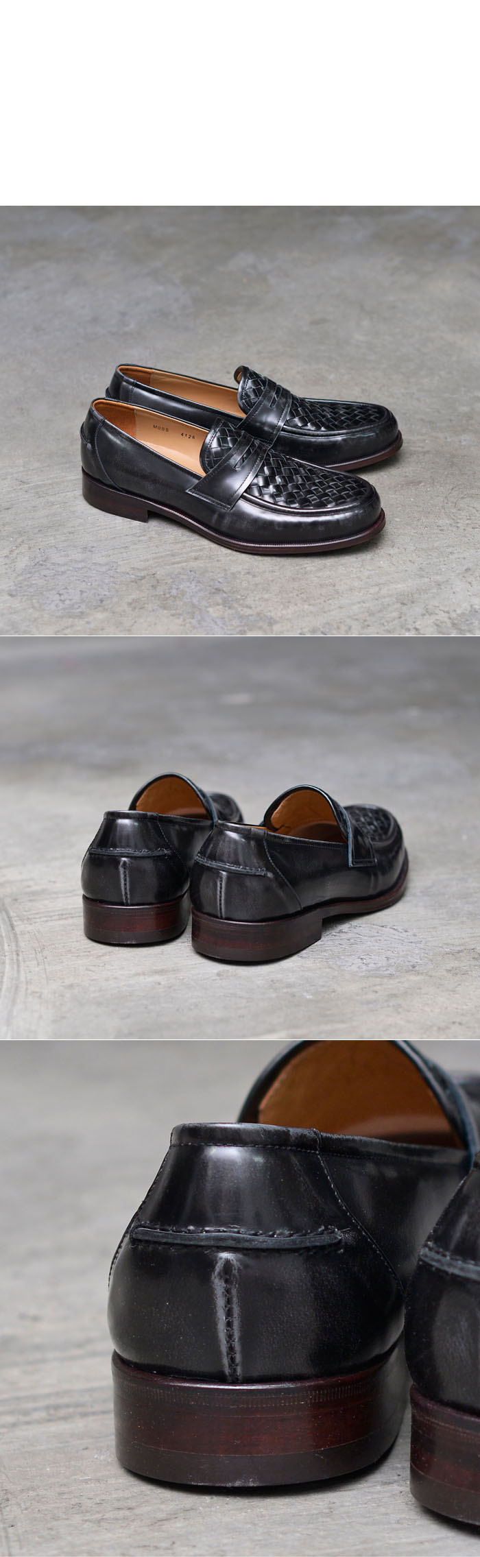 Shoes :: Premium Kipskin Braided Loafer-Shoes 452 - GUYLOOK Men's ...