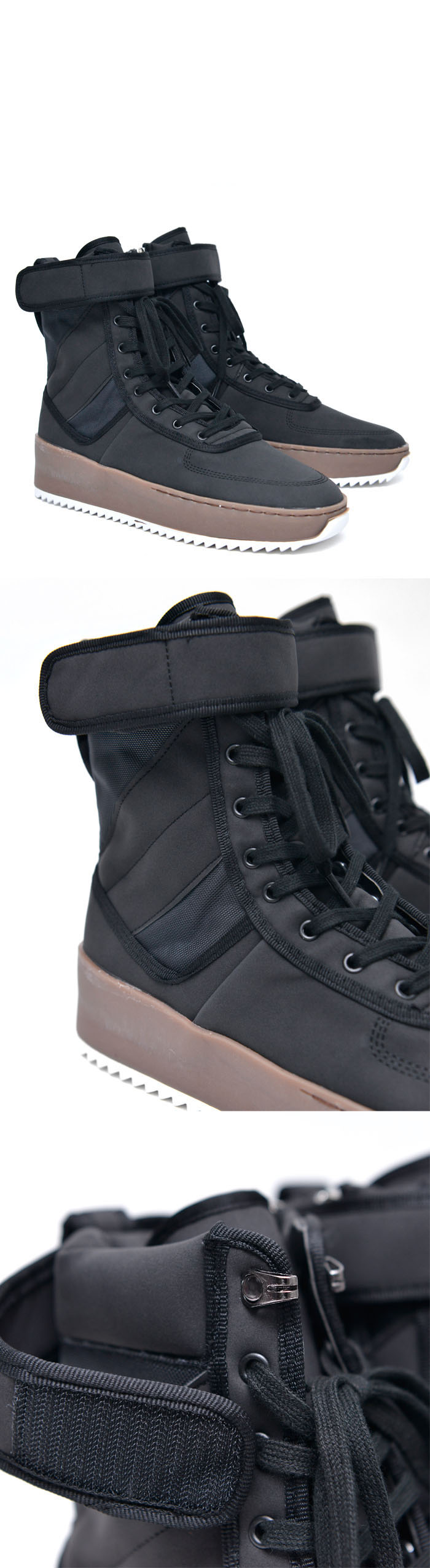 Shoes :: Sneakers :: Military Leather High Top-Shoes 593 - GUYLOOK Men ...