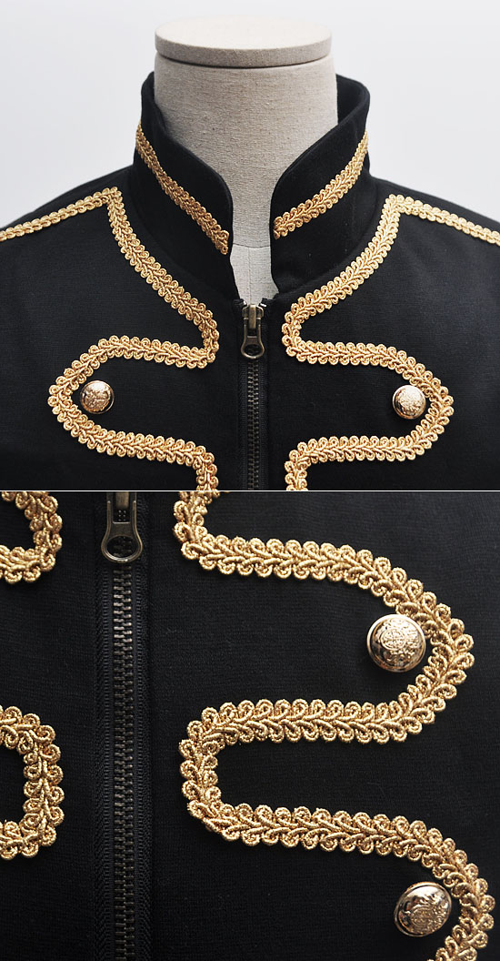 Outerwear :: Vests :: Runway Lux Gold Embroidery Napoleon-Vest 18 ...